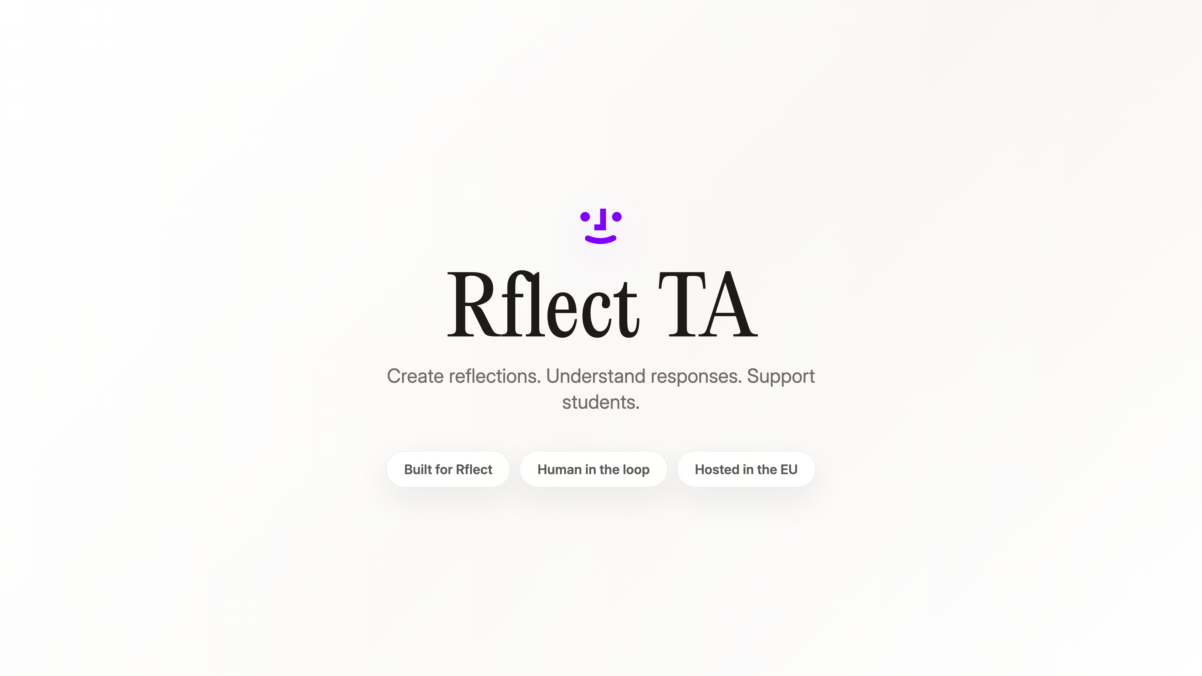 Introducing the Rflect Teaching Assistant - Saving Universities Hours of Preparation Time